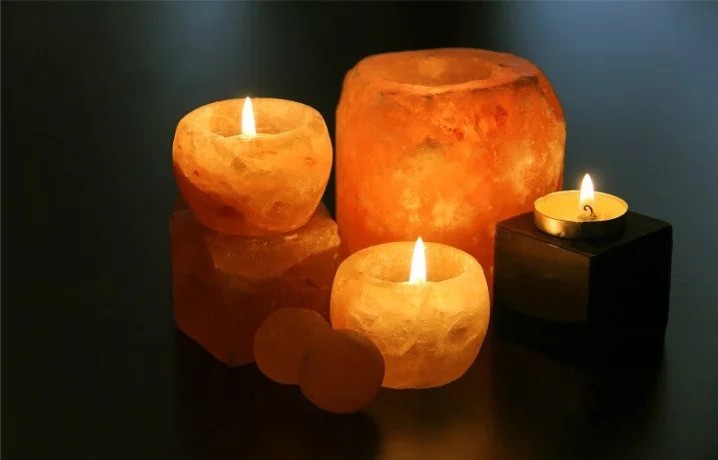 Salt Candle Holders
